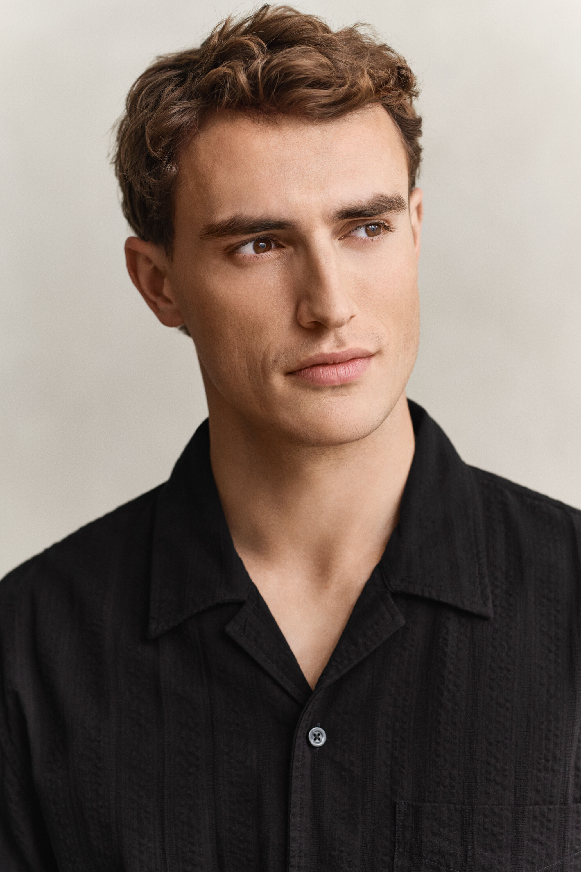 Camicia in tessuto a ratiera a righe relaxed fit