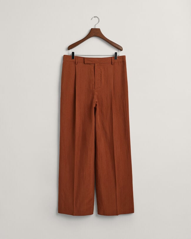 Pantaloni da abito in seta relaxed fit