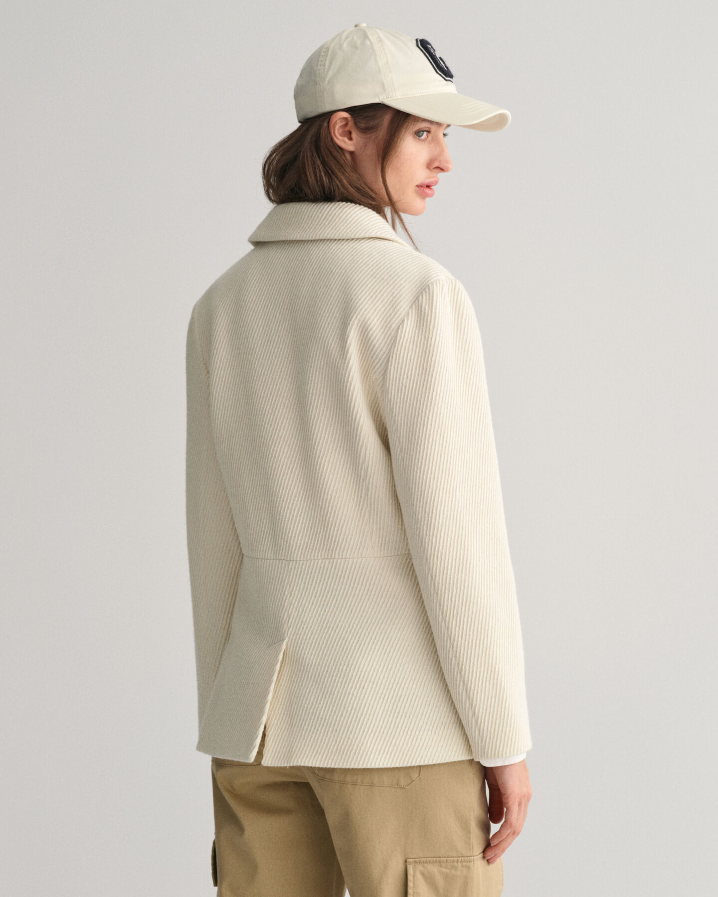 Giacca blazer testurizzata con vestibilità slim