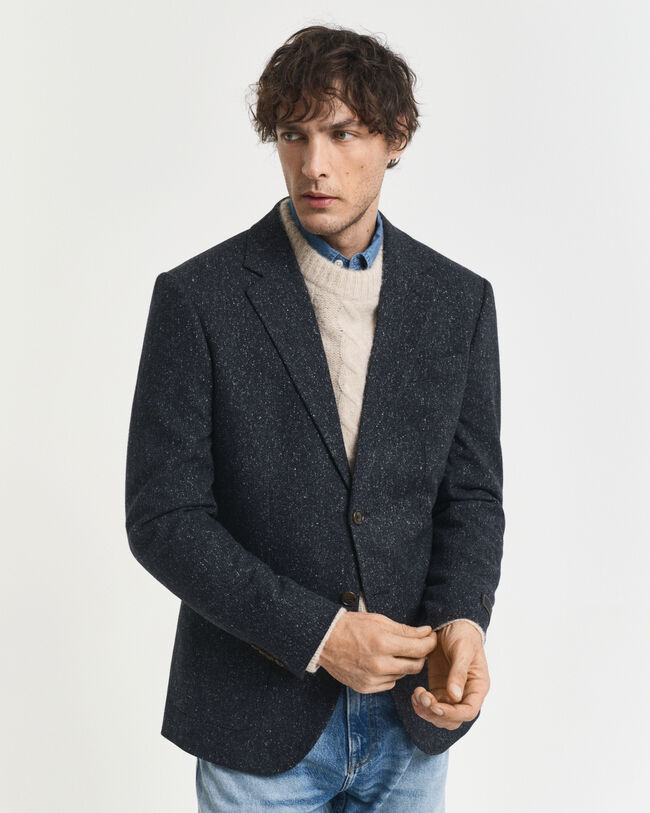 Giacca da abito in Donegal slim fit