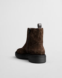 Stivaletti stringati Boggar in camoscio con dettagli brogue