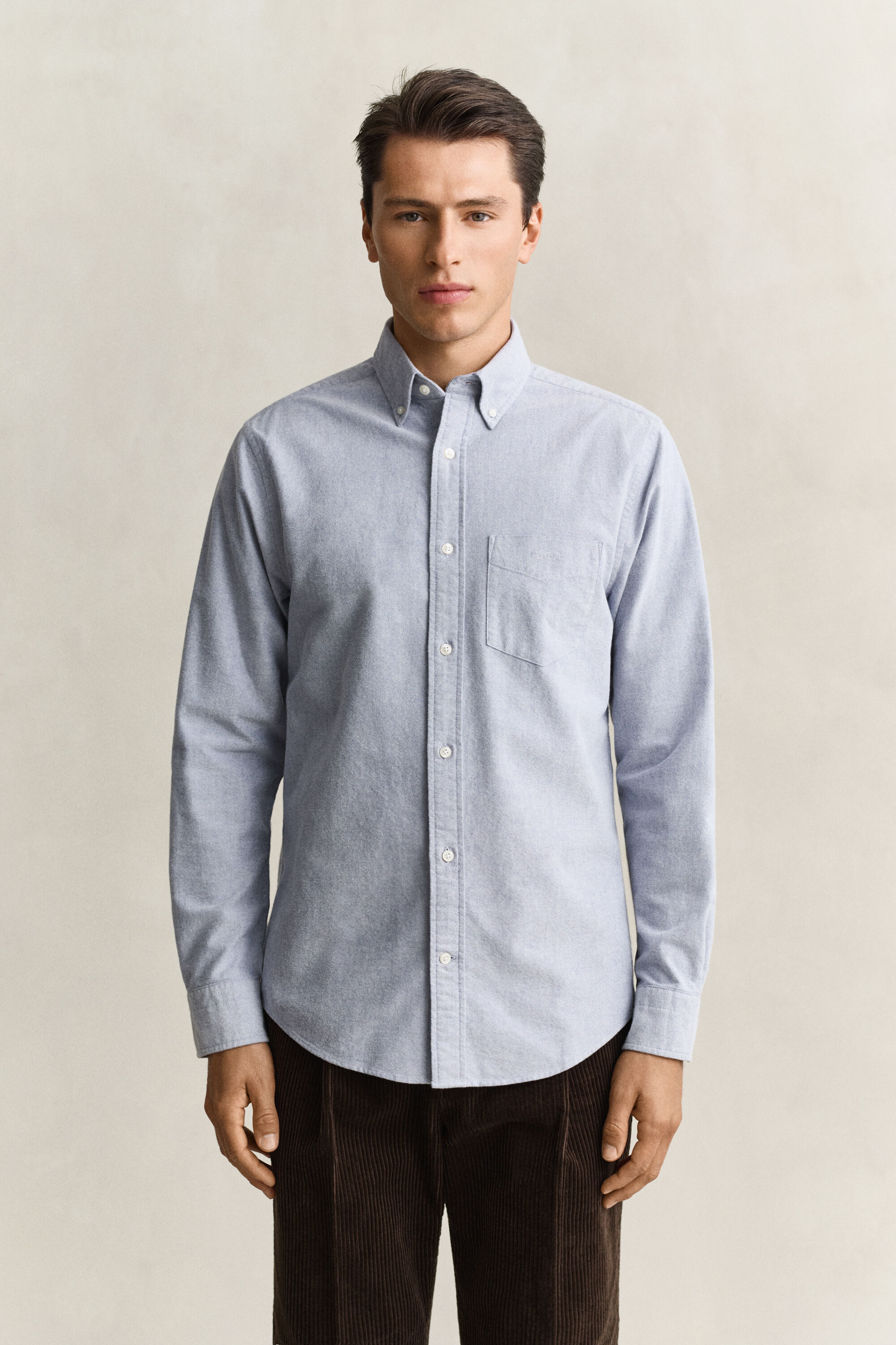 Camicia Oxford spazzolata