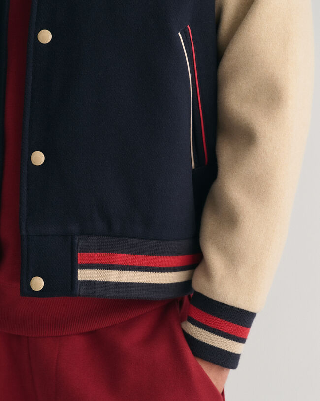 GANT Varsity Jacket in lana