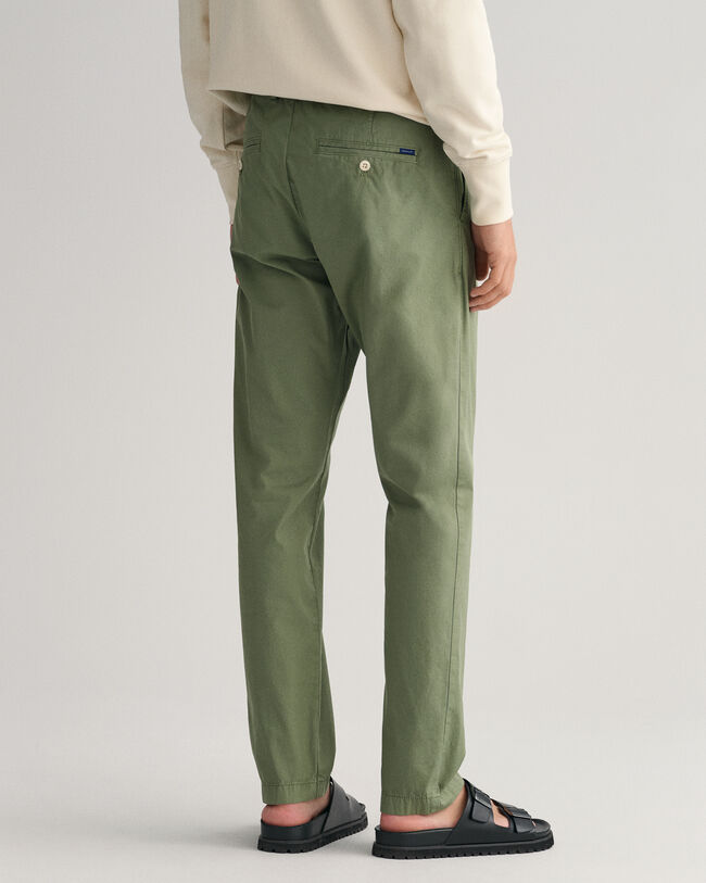Pantaloni chino Hallden Sunfaded slim fit