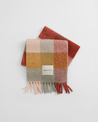 Sciarpa a quadri in misto lana d’alpaca