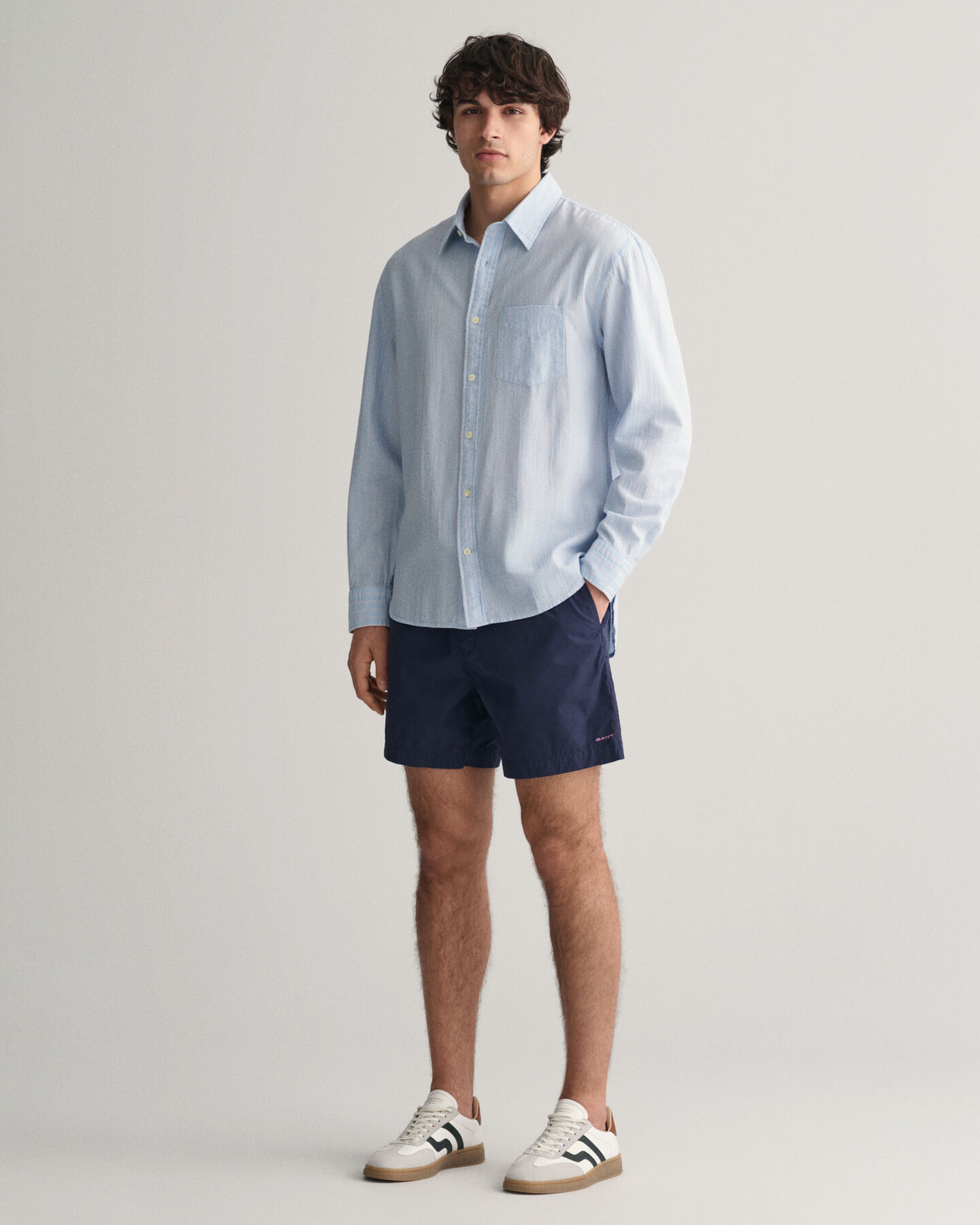 Pantaloncini in cotone con coulisse