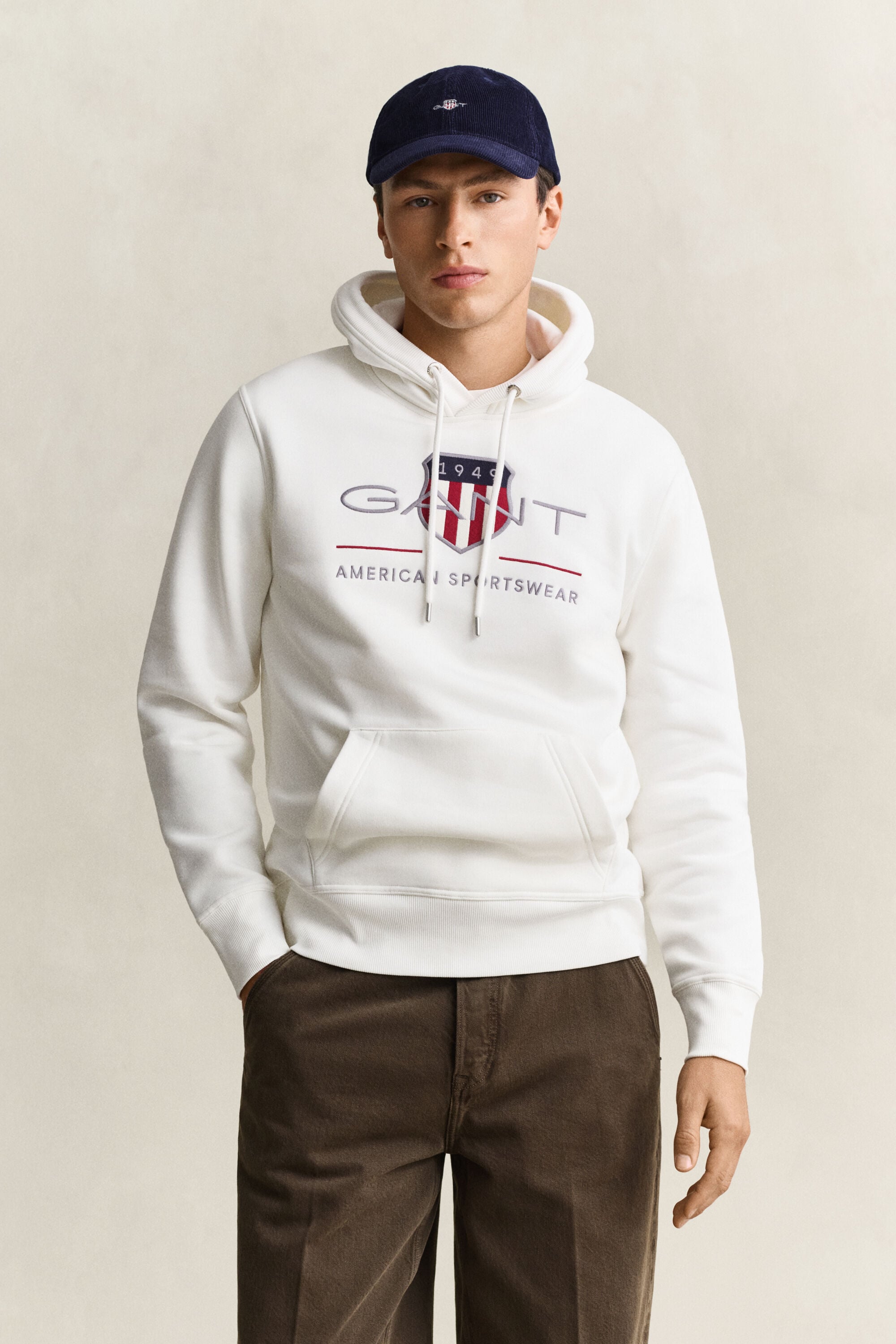 Felpa Archive Shield con cappuccio