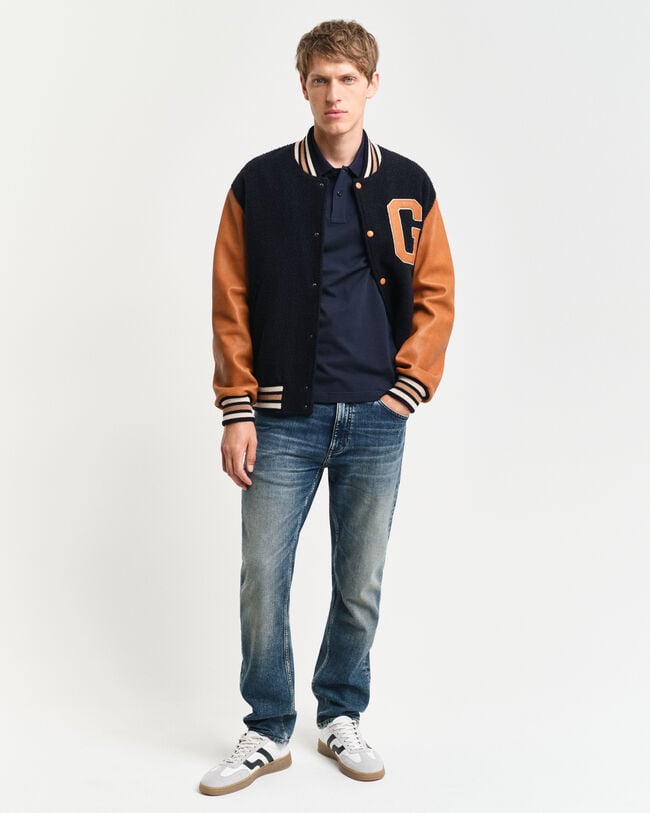 Tonal Shield Polo Shirt