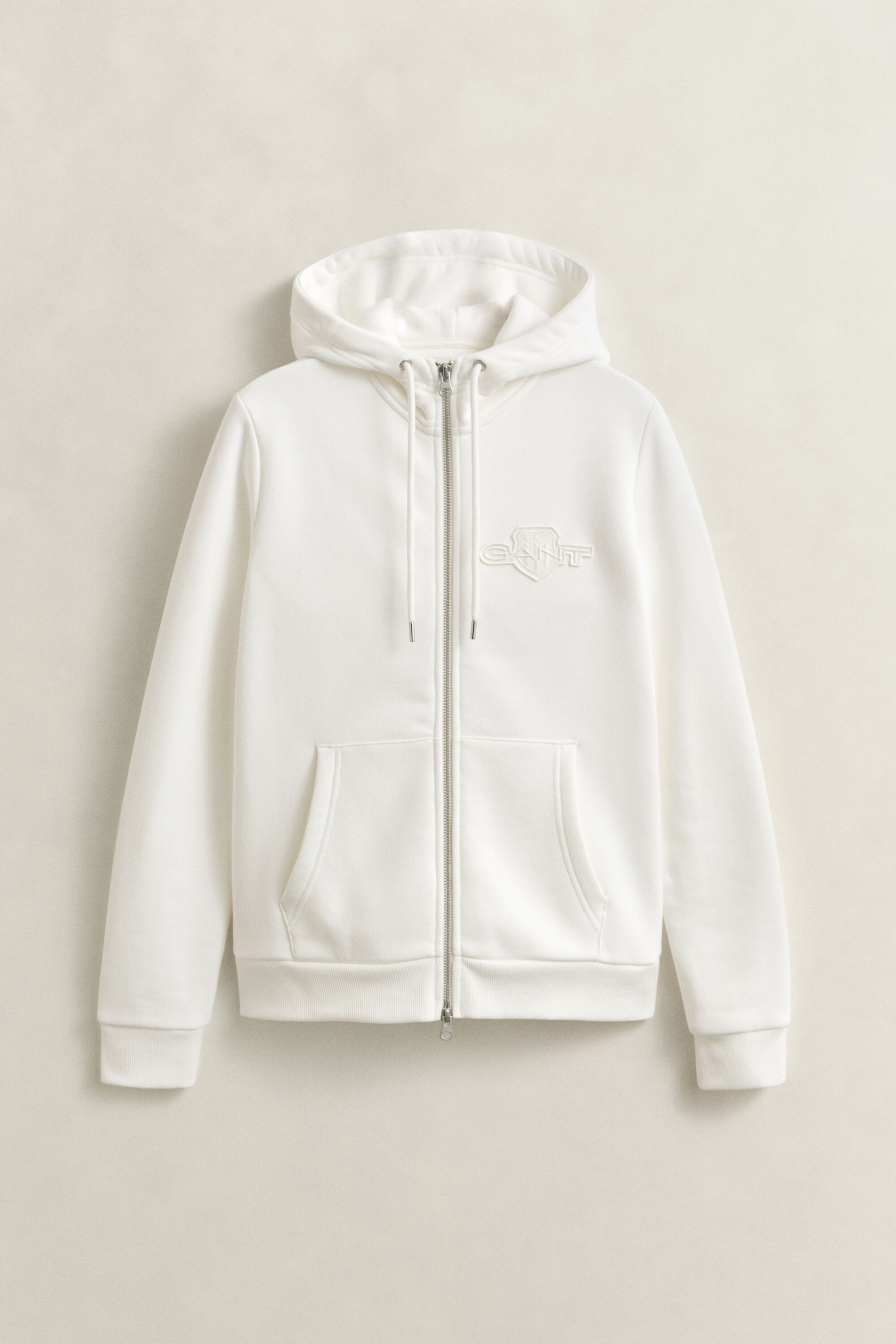 Felpa con zip e cappuccio Tonal Shield
