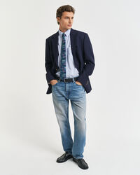 Camicia classica a maniche corte in popeline regular fit