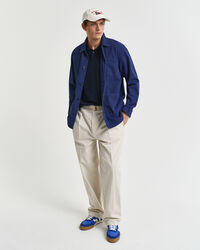 Polo in cotone micro texture