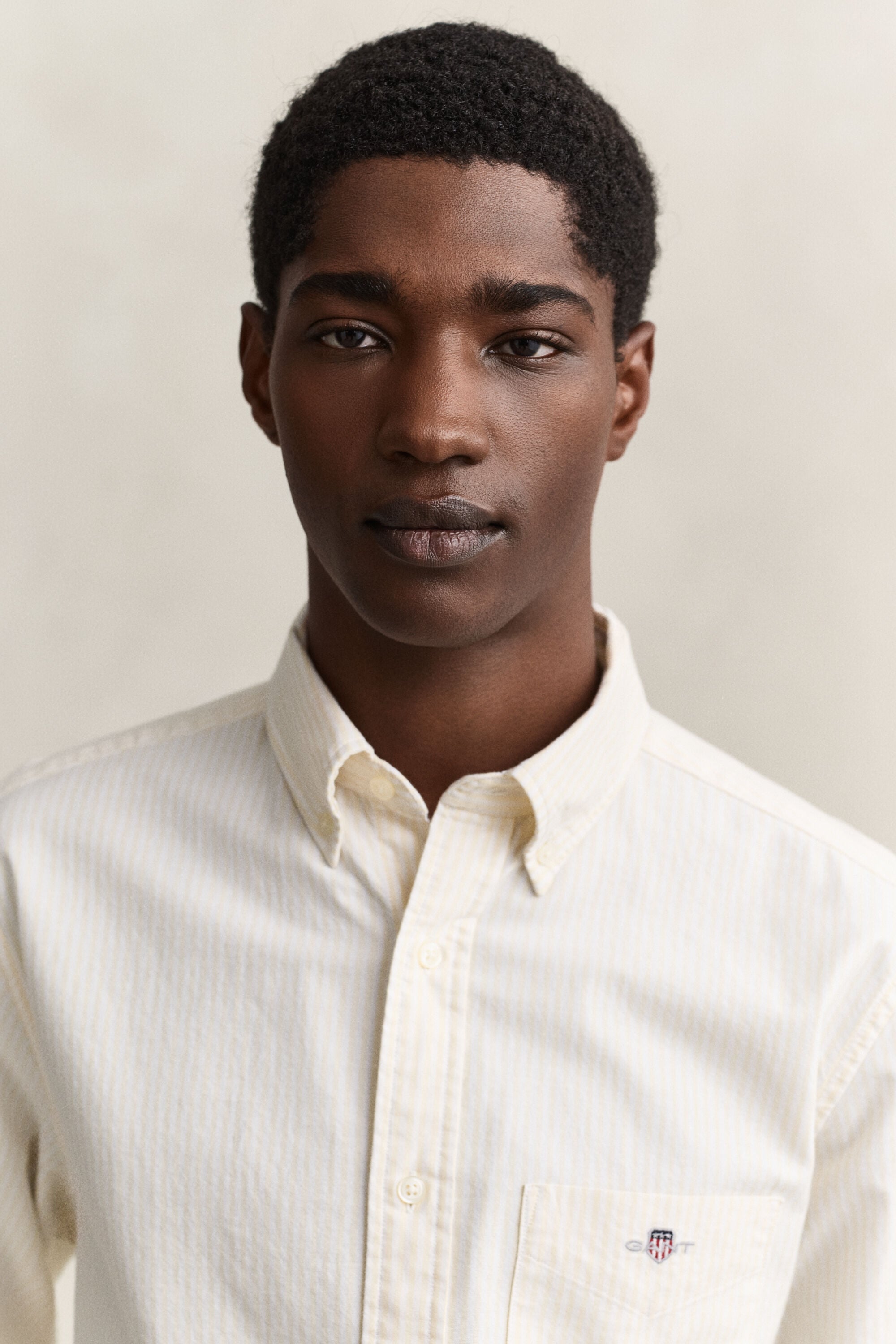 Camicia Oxford classica a righe Banker