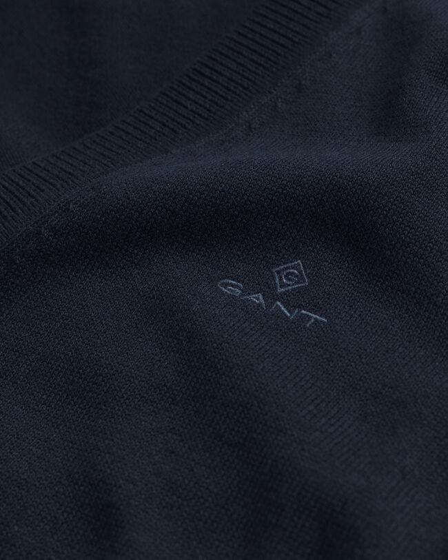 Cardigan con scollo a V in cotone leggero