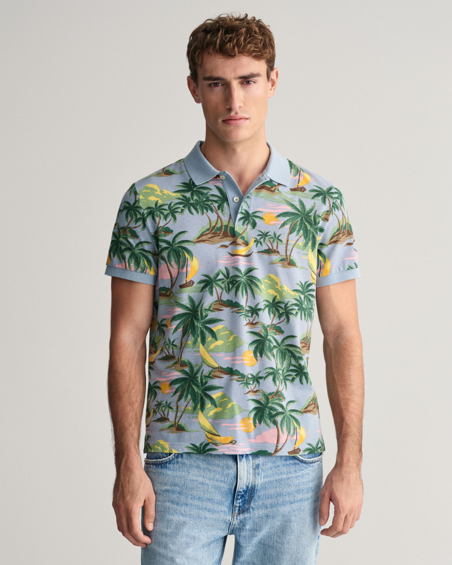 Polo Hawaiian Print