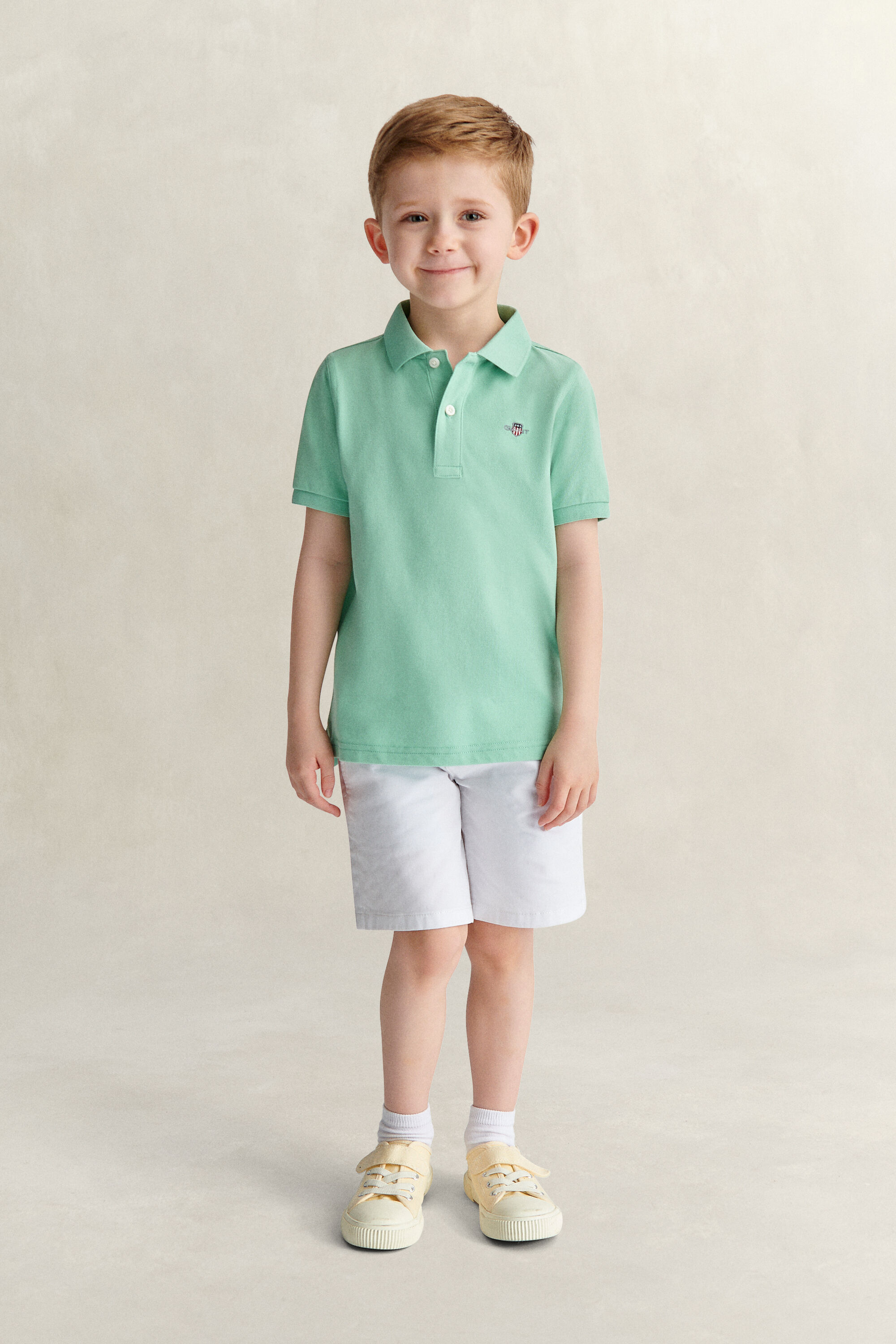 Polo Shield in piqué Kids