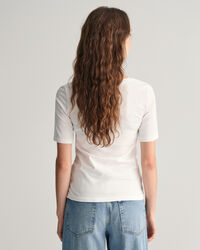 Top con scollo rotondo