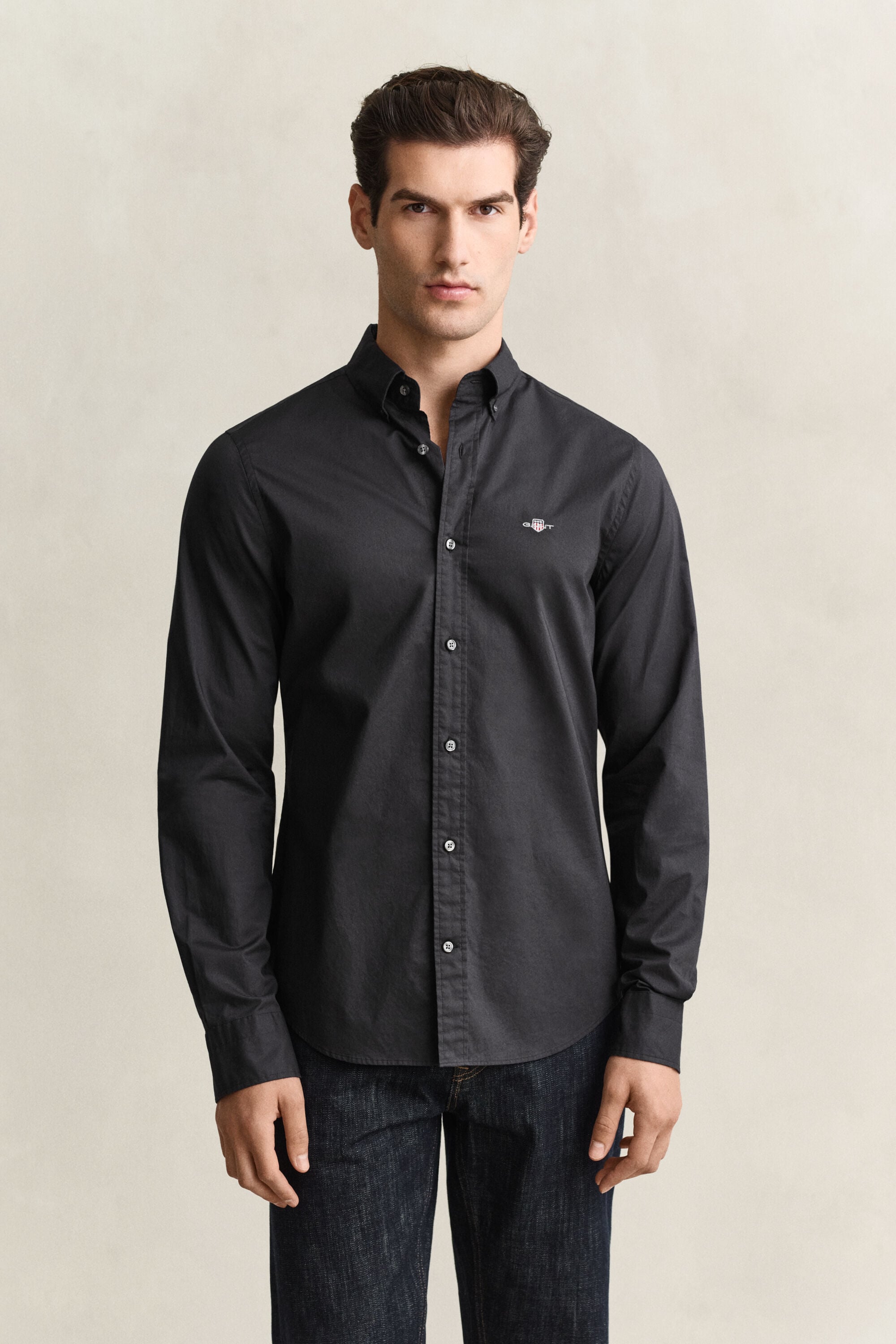 Camicia in popeline Classic slim
