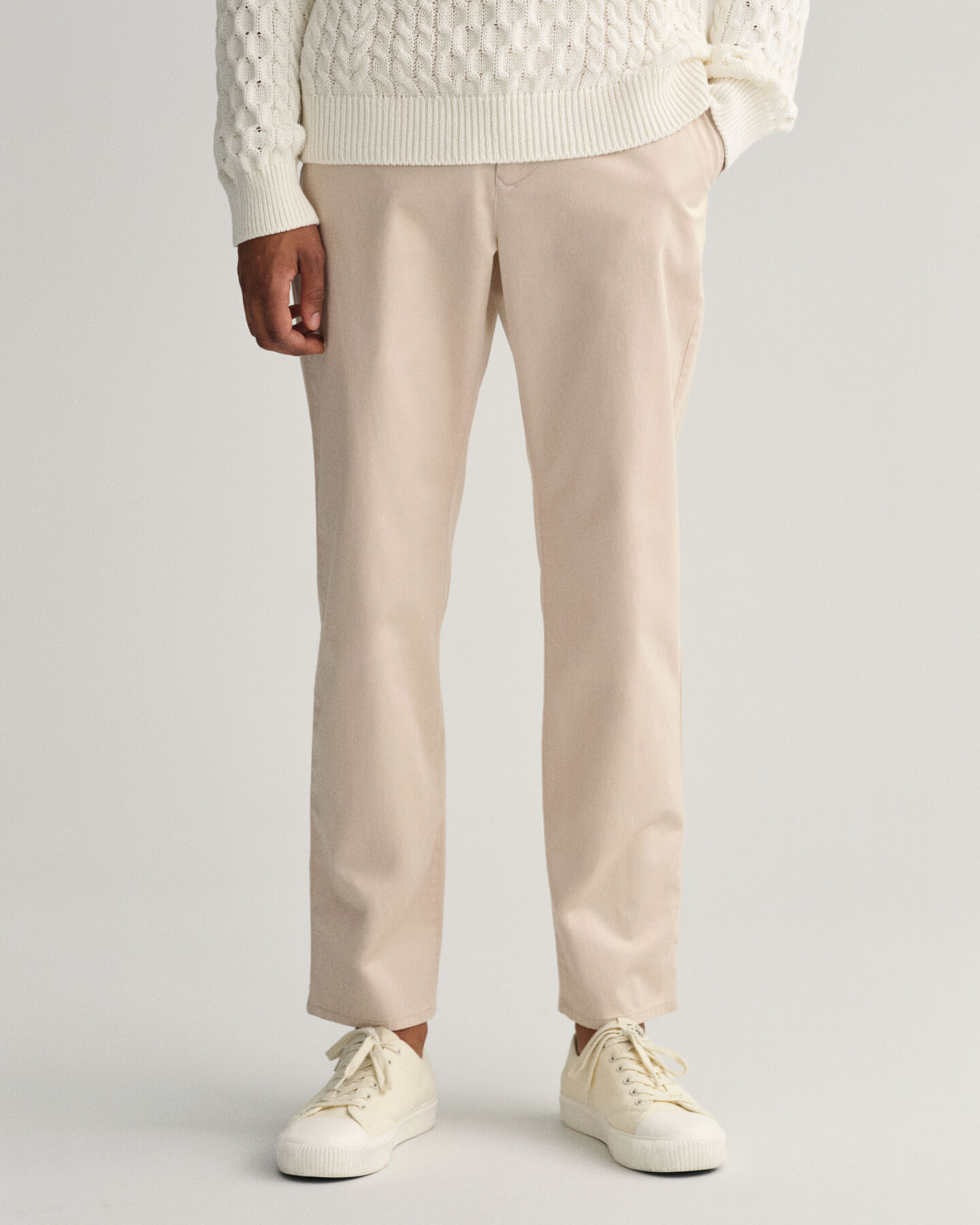 Pantaloni chino Allister in twill regular fit