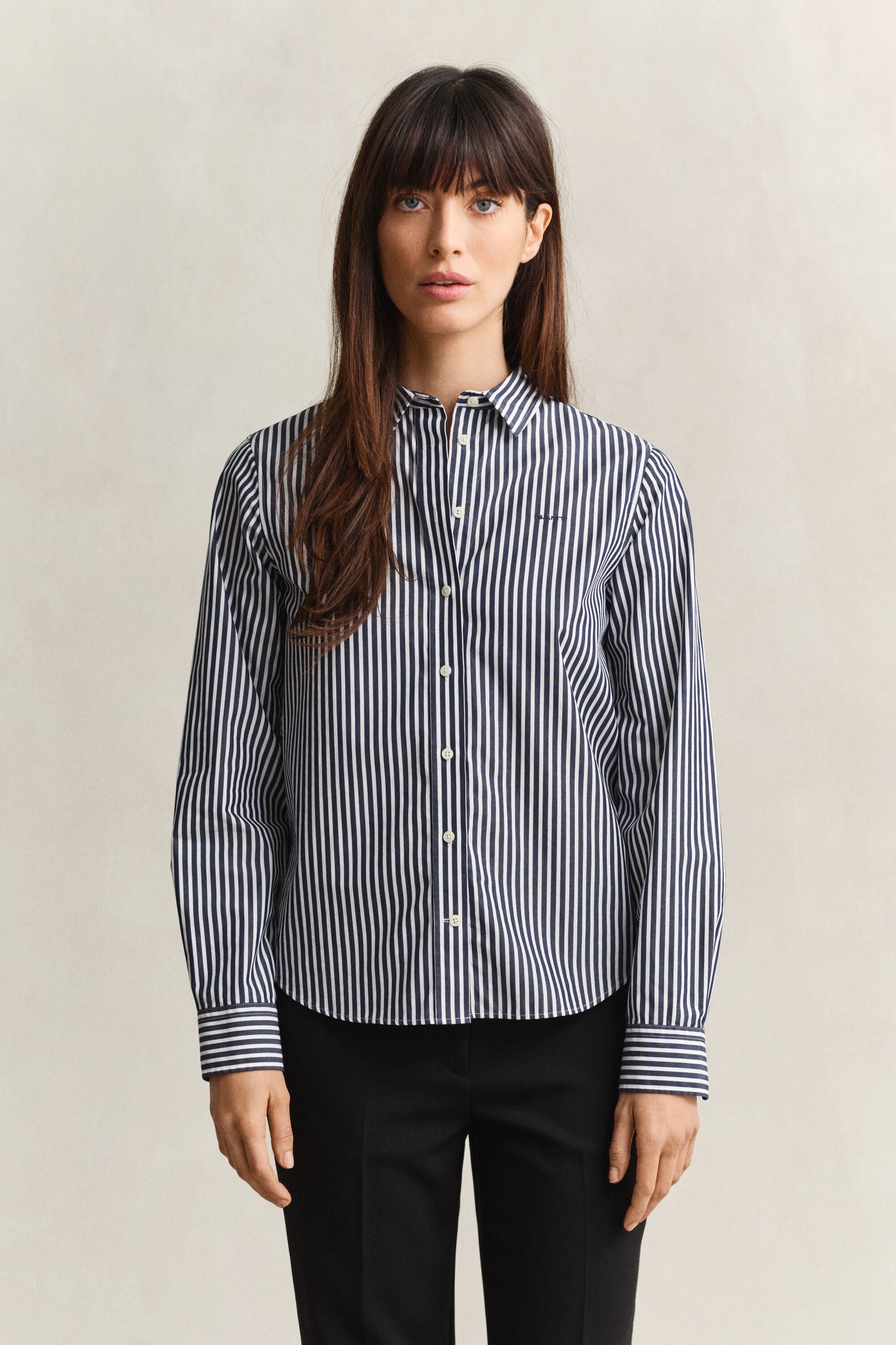 Camicia in popeline a righe Classic regular