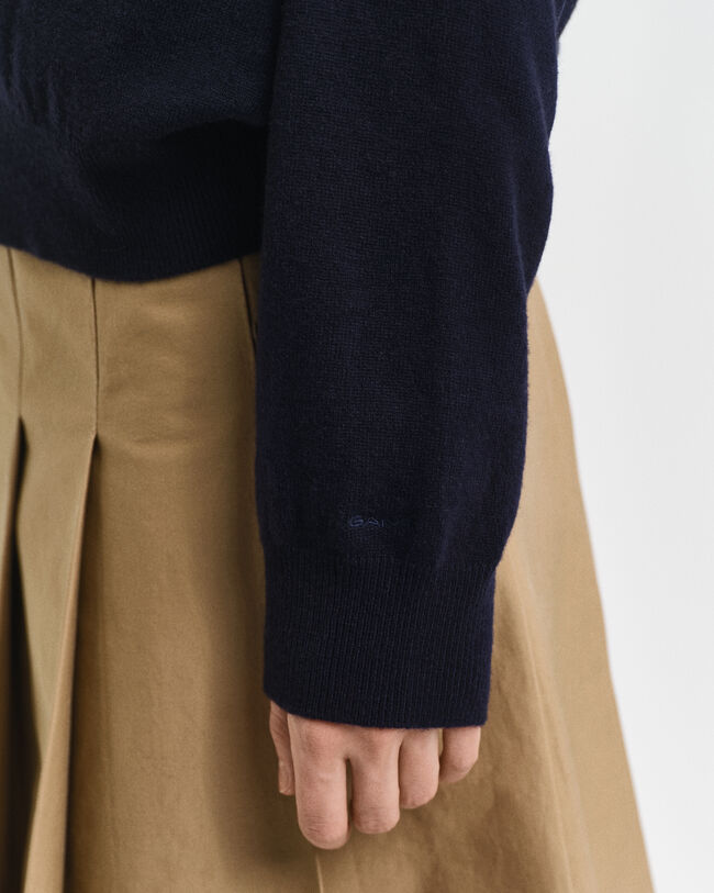 Cardigan in lana d'agnello super fine