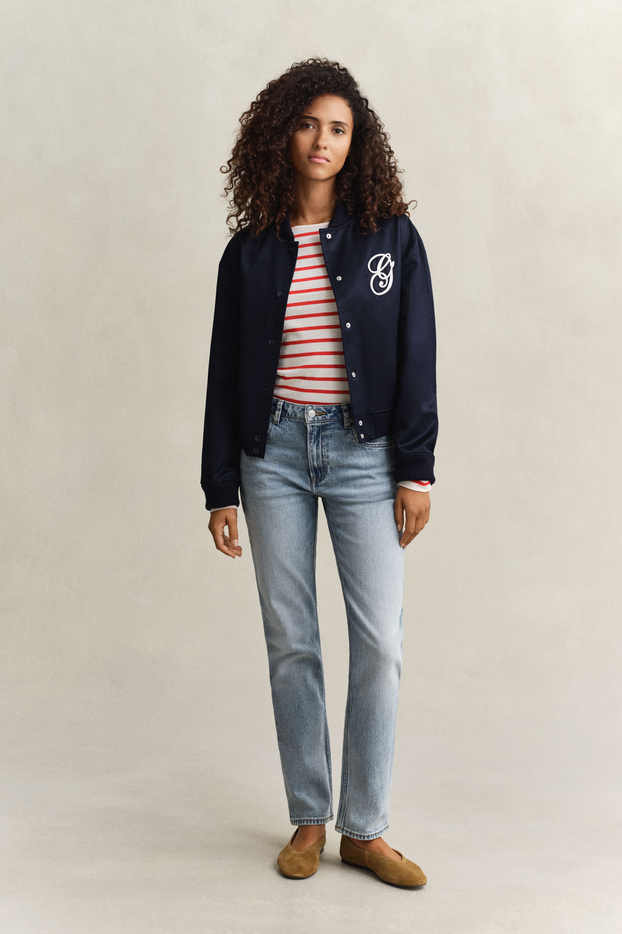 T-shirt maniche lunghe a righe Breton