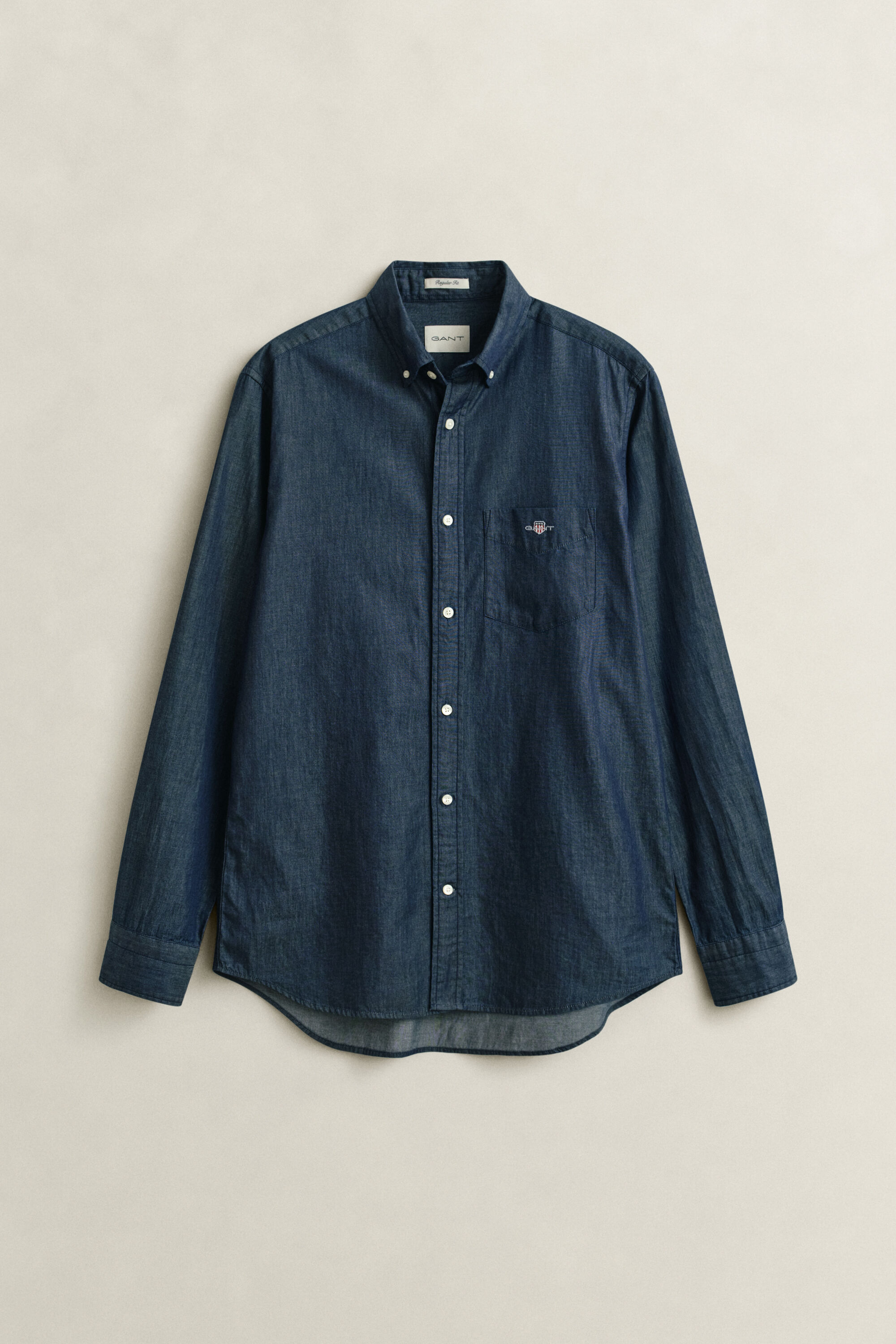 Camicia indaco regular fit