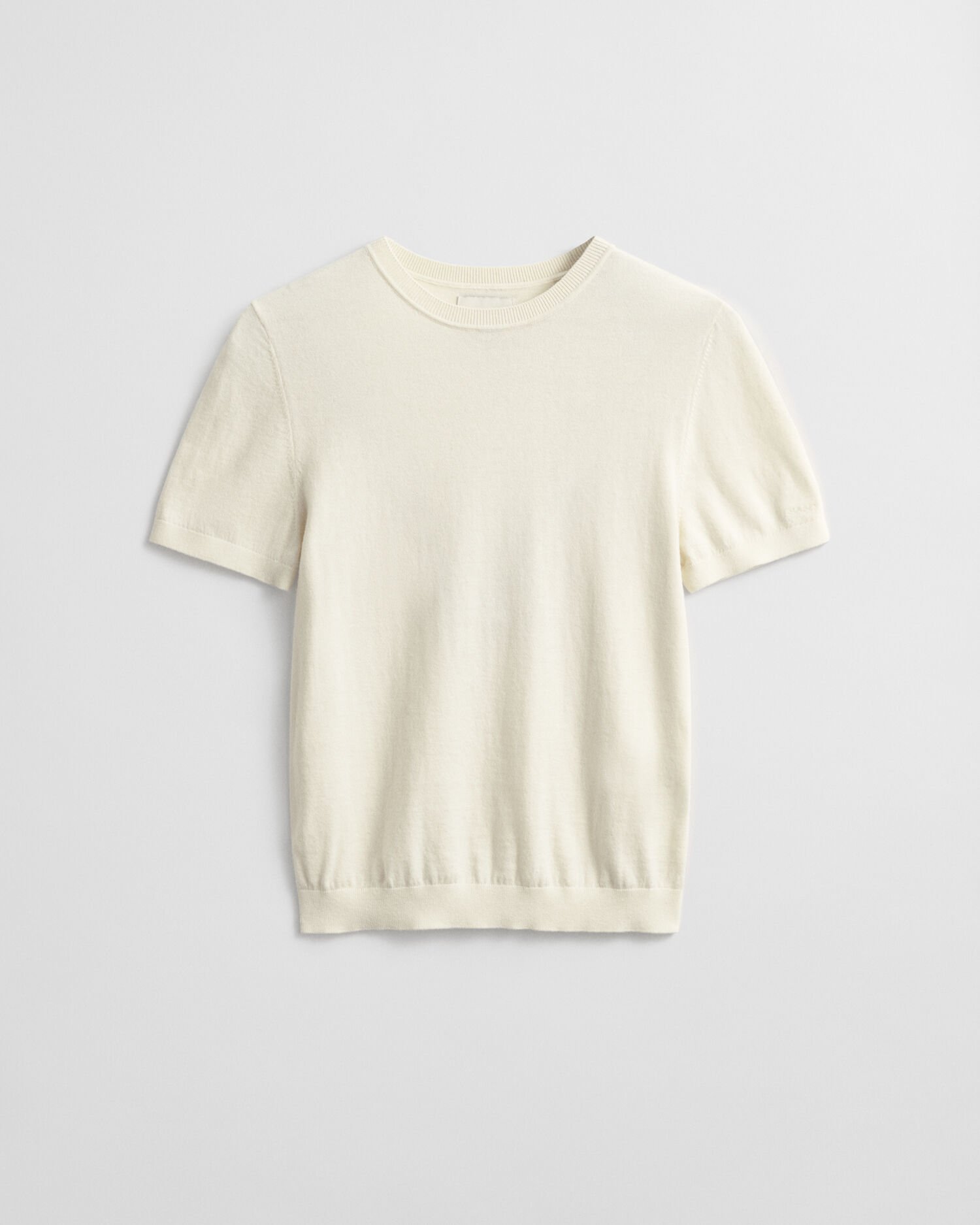 Maglia girocollo leggera a maniche corte