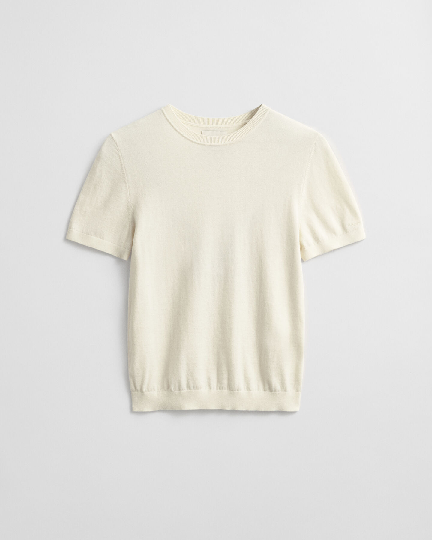 Maglia girocollo leggera a maniche corte