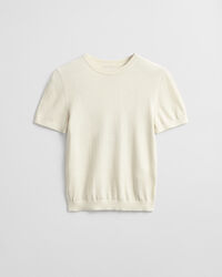 Maglia girocollo leggera a maniche corte