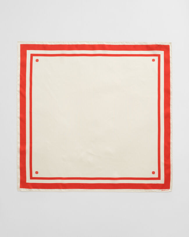 Foulard di seta con monogramma