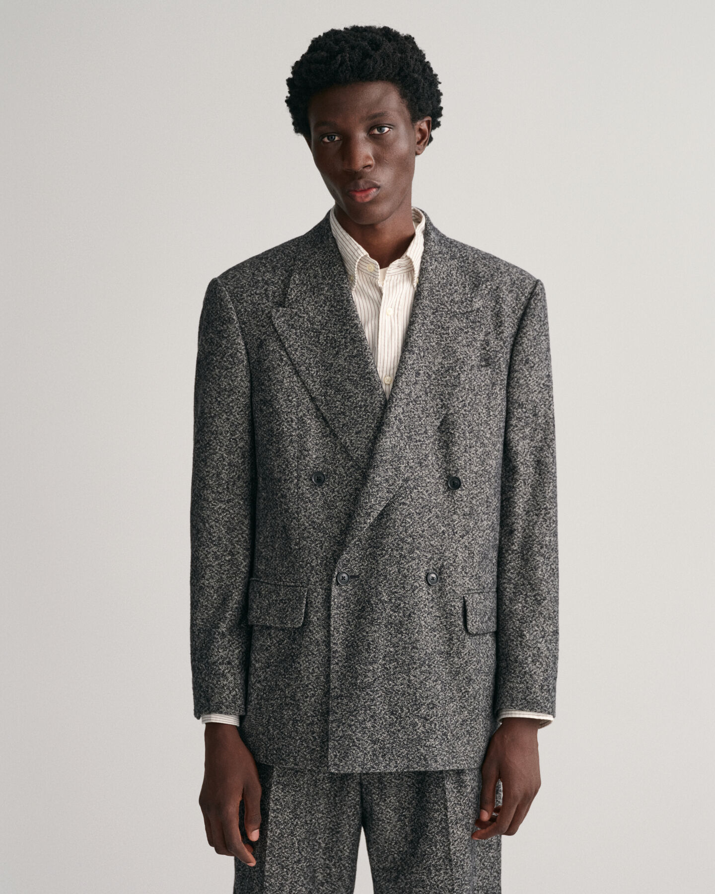 Blazer in tweed oversize
