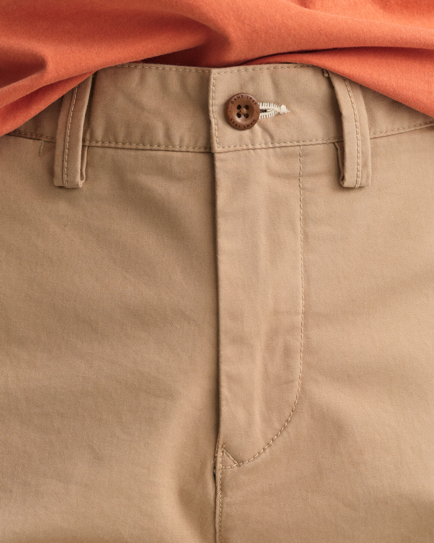 Pantaloncini chino Hallden in twill slim fit
