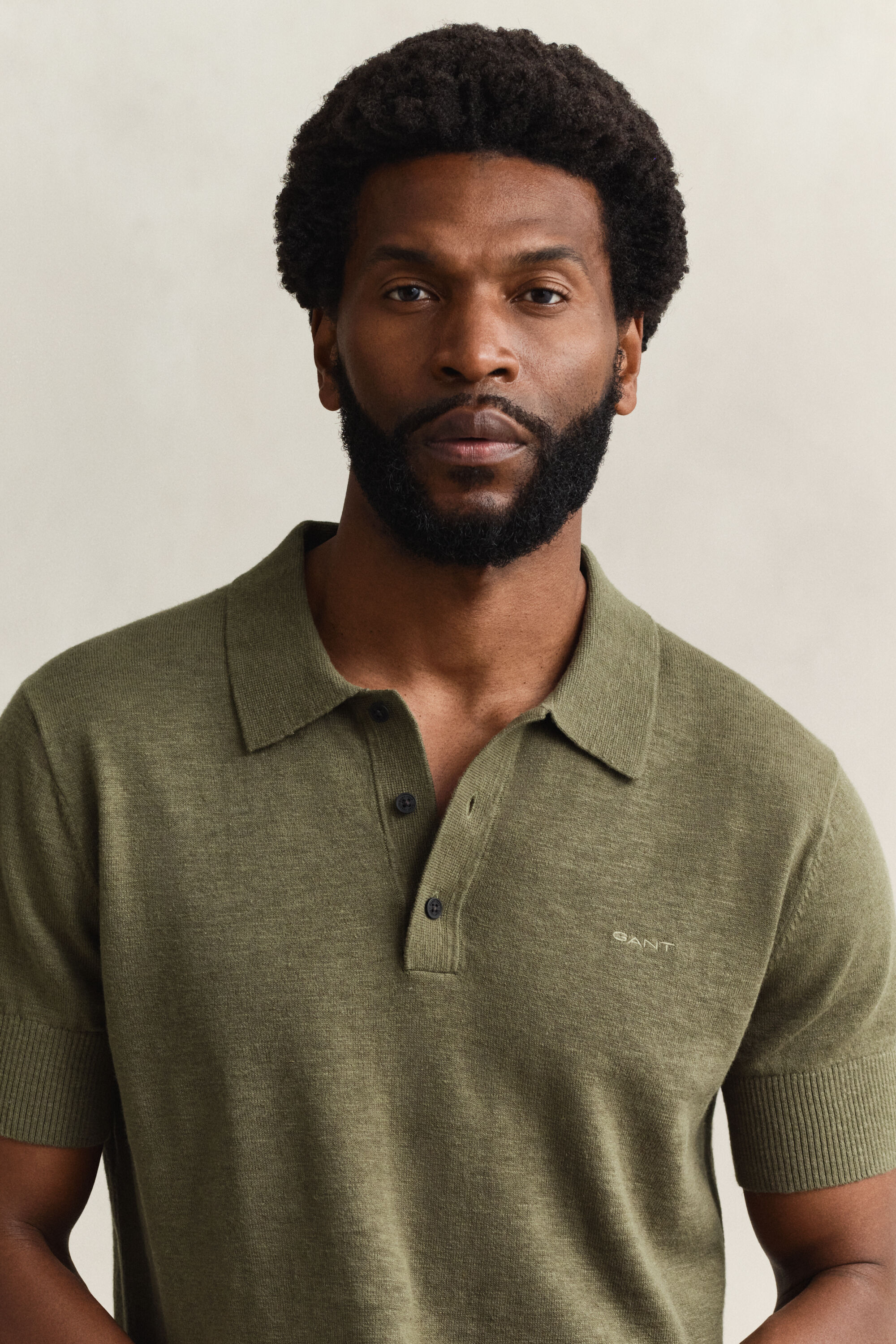 Polo a maniche corte in misto cotone fiammato