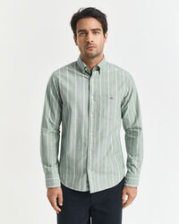 Camicia Oxford classica a righe regular fit
