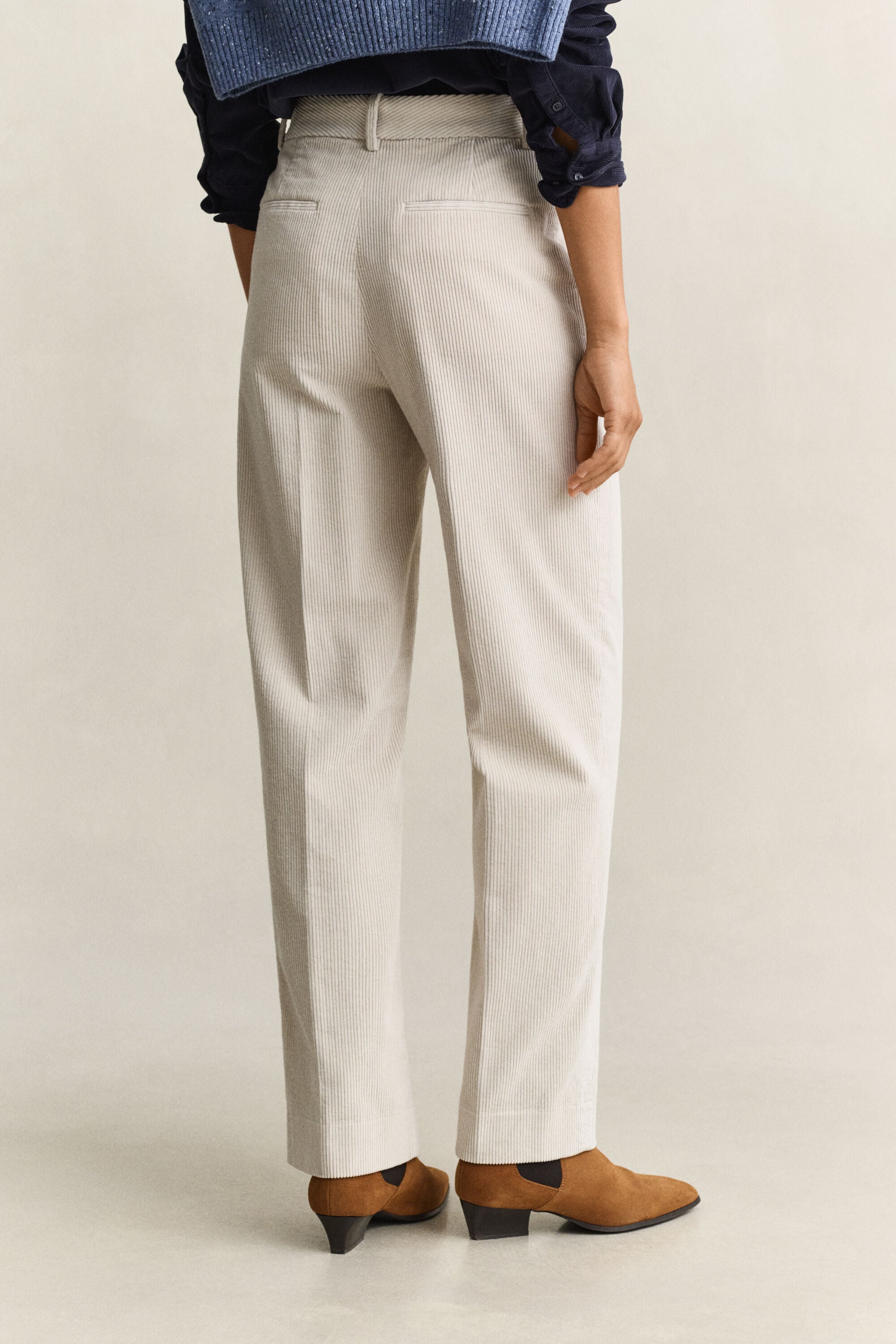 Pantaloni sartoriali in velluto a coste