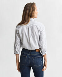 Camicia in popeline a righe regular fit