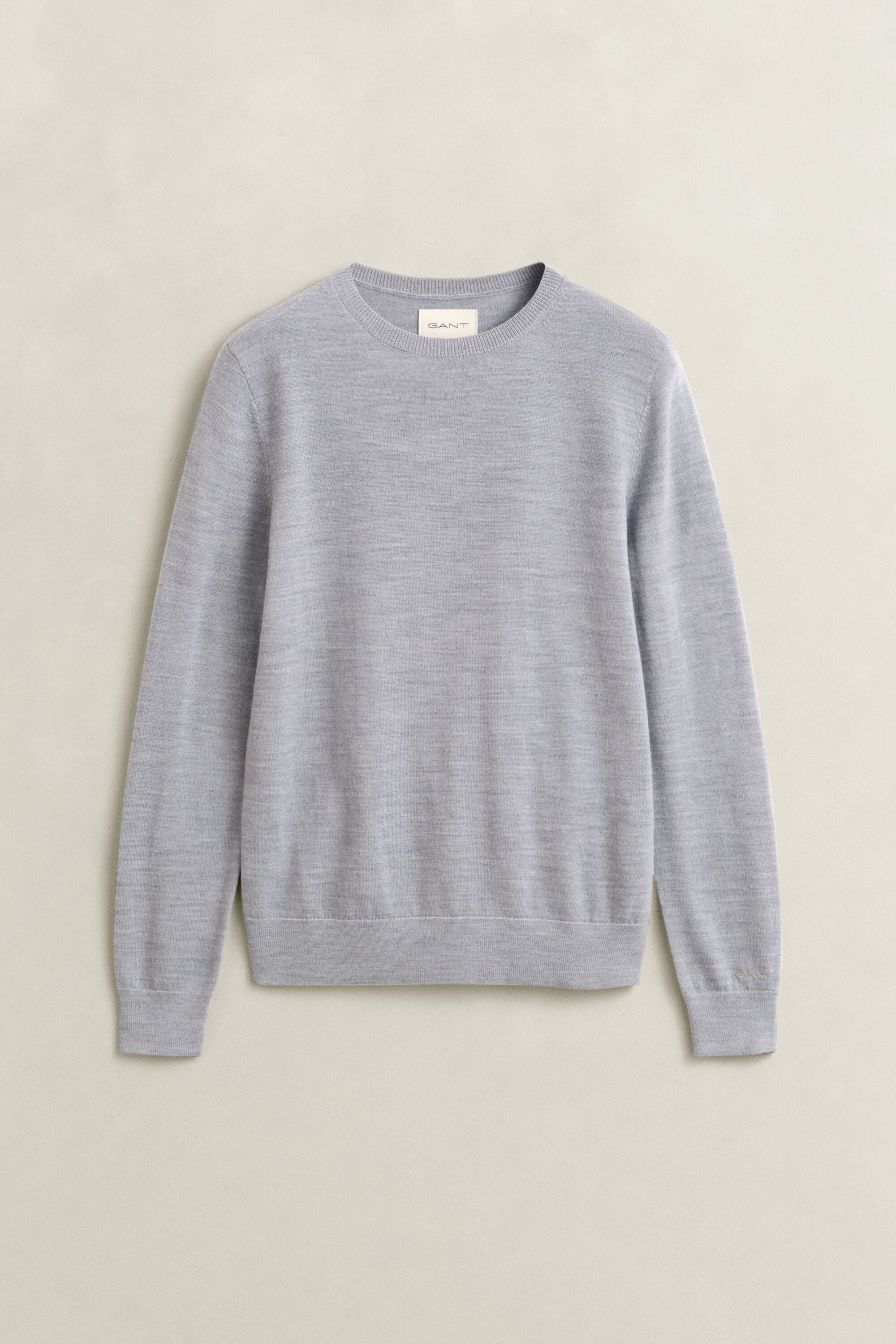 Maglia girocollo in finissima lana merino