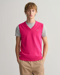 Gilet in maglia di cotone Classic