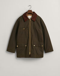 Giacca di media lunghezza cerata