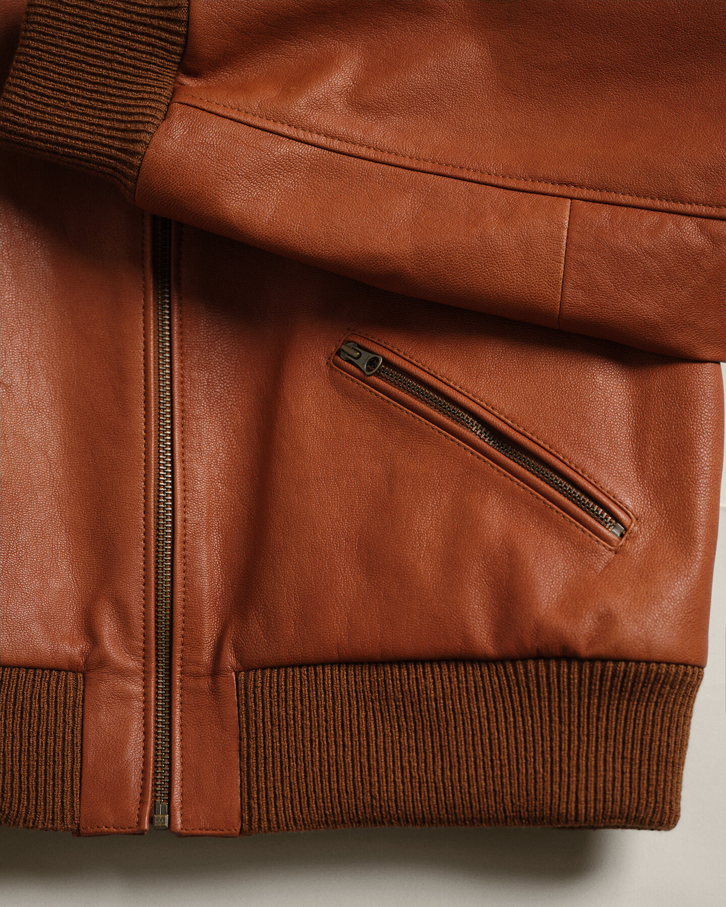 Giacca in pelle Wrangler x GANT