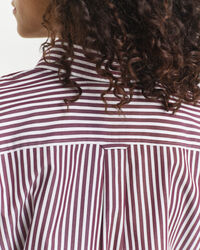 Abito chemisier classico in popeline con cintura