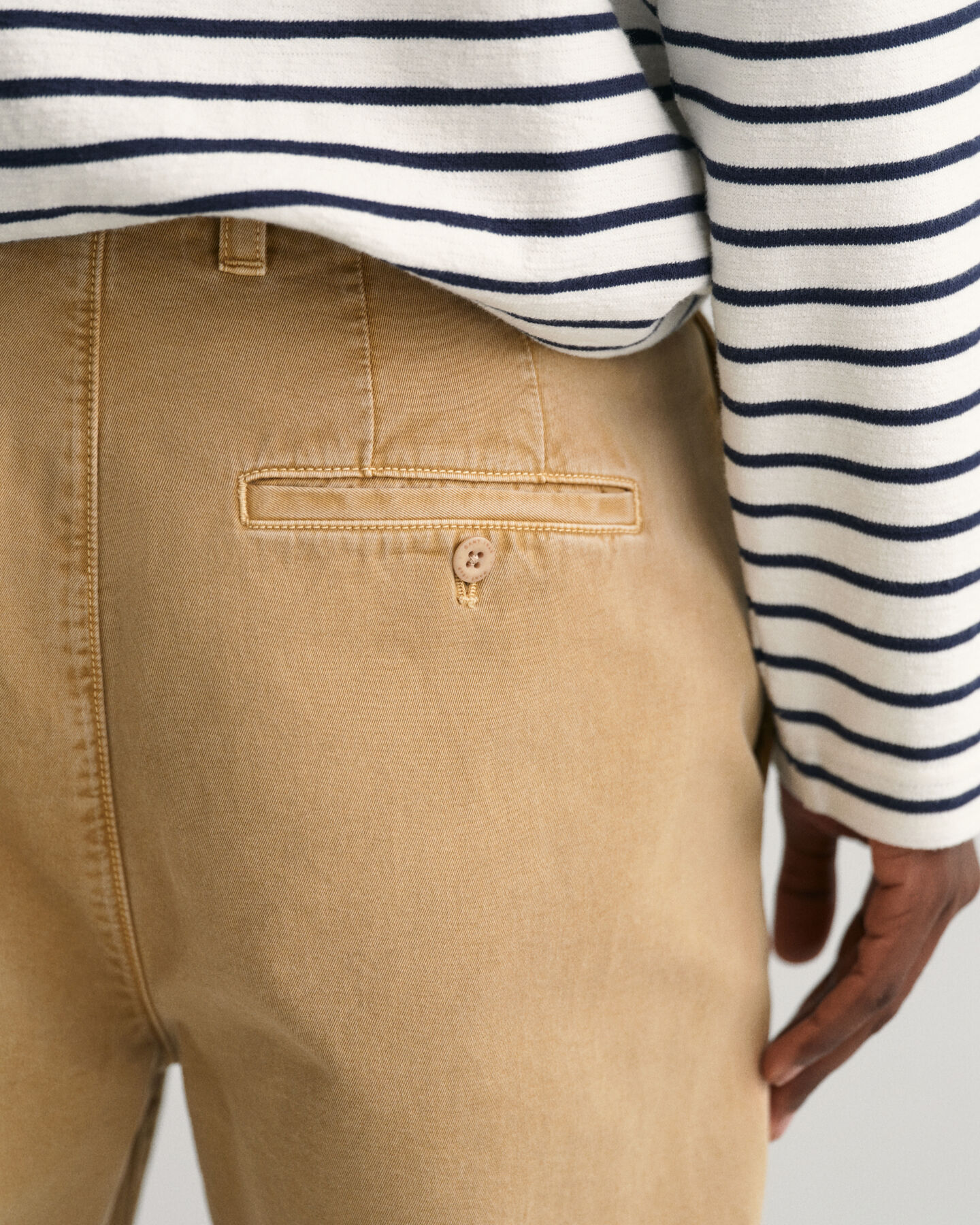 Pantaloni chino in twill straight fit