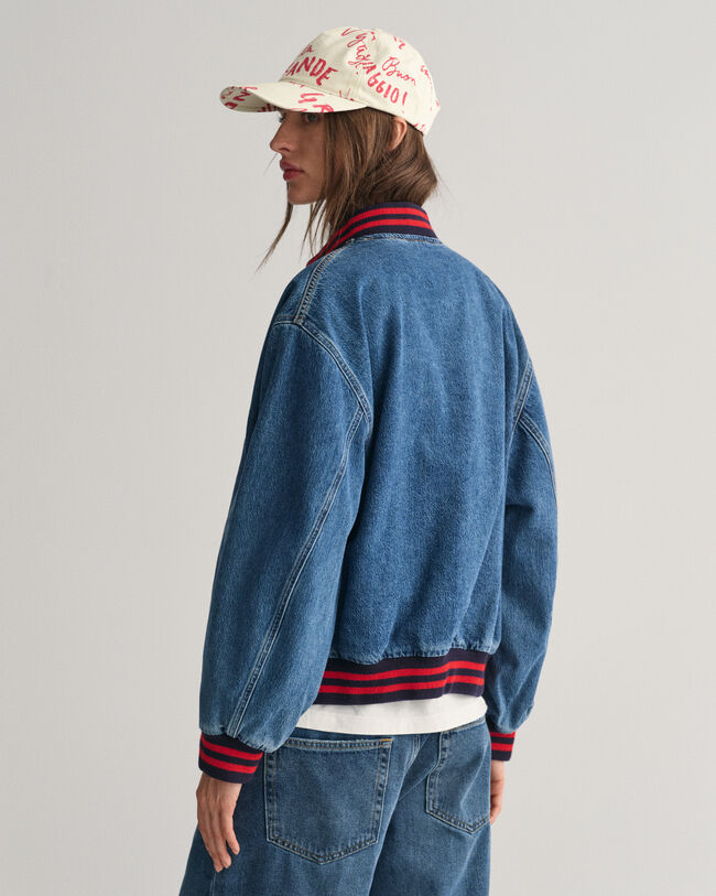 GANT Varsity Jacket in denim