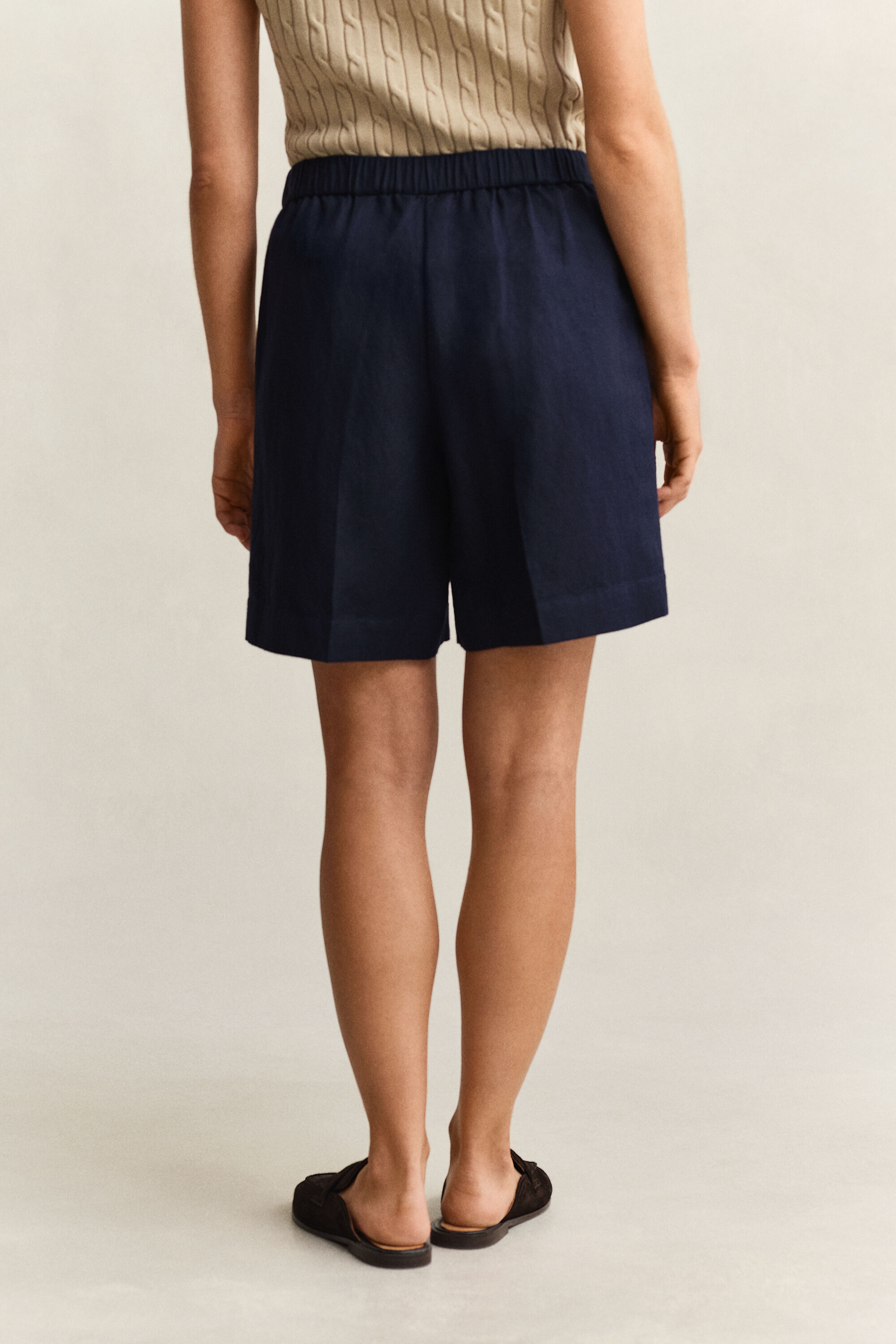 Pantaloncini in misto lino