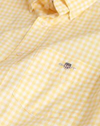 Camicia maniche corte a nei classici quadri percalle in popeline regular fit