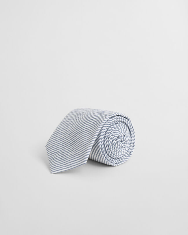 Cravatta in seersucker