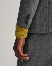 Blazer da abito con motivo a spina di pesce