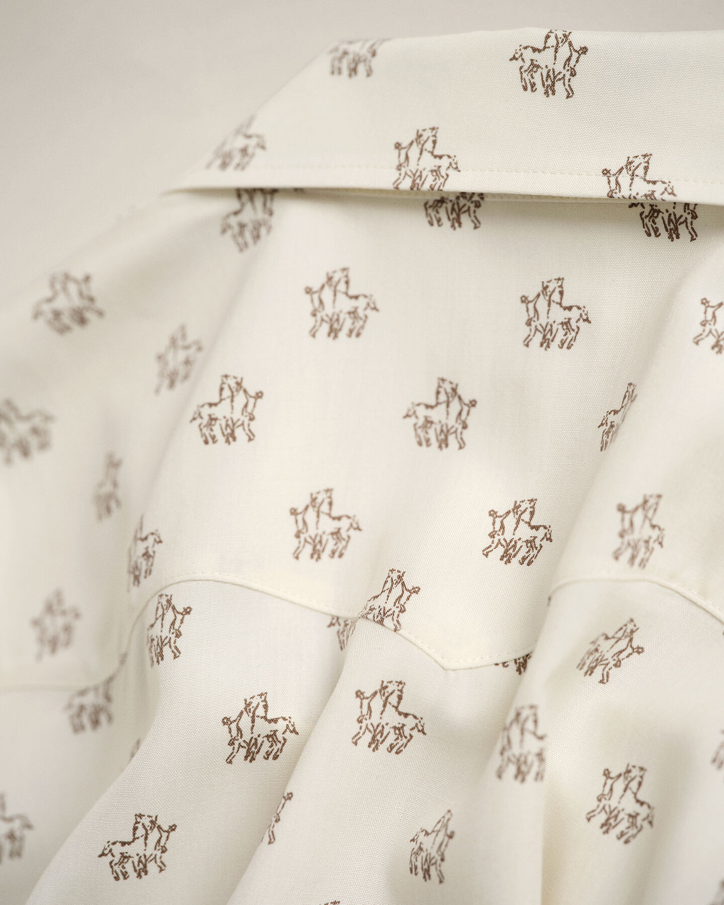 Camicia Western Wrangler x GANT slim in seta