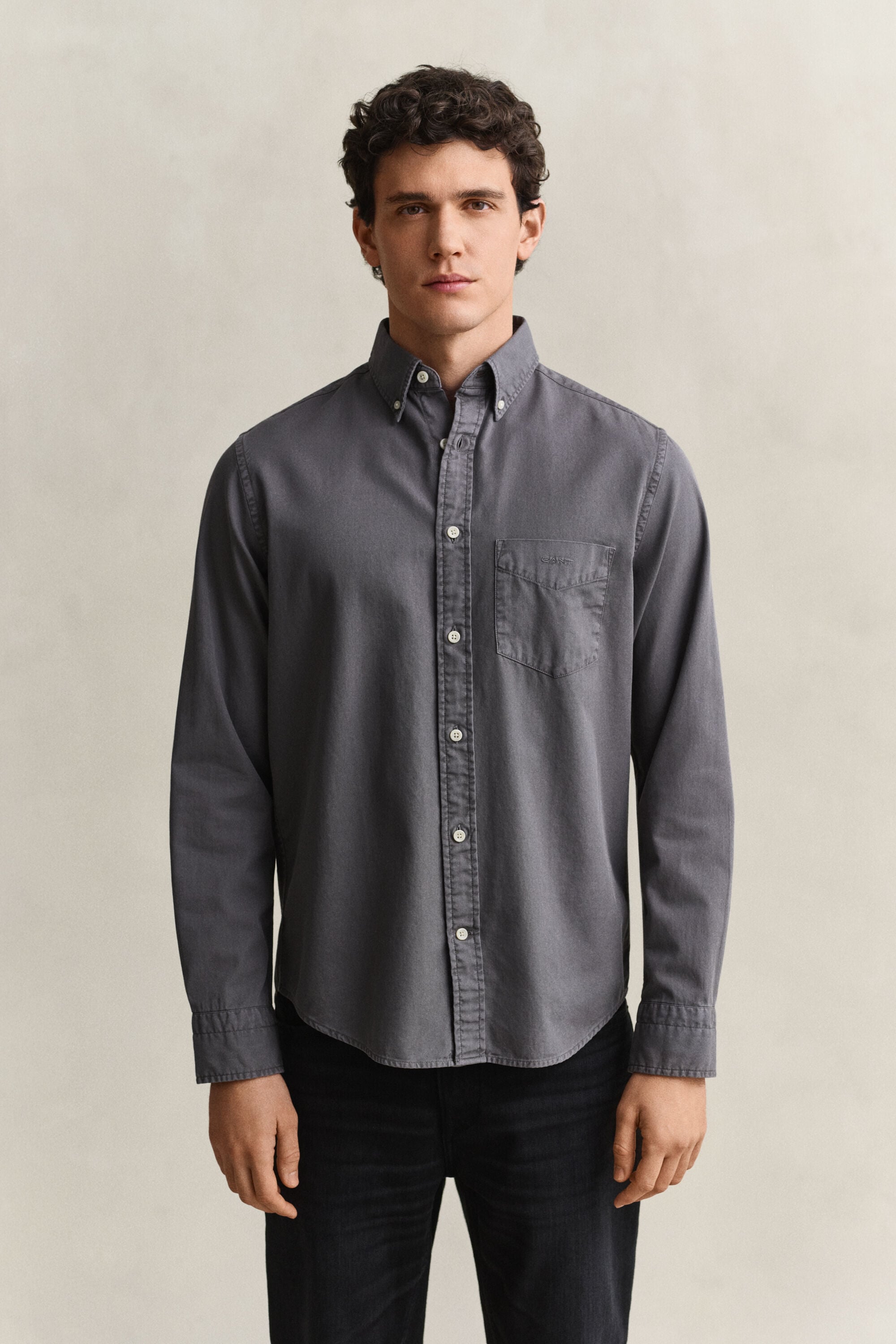 Camicia in twill regular fit