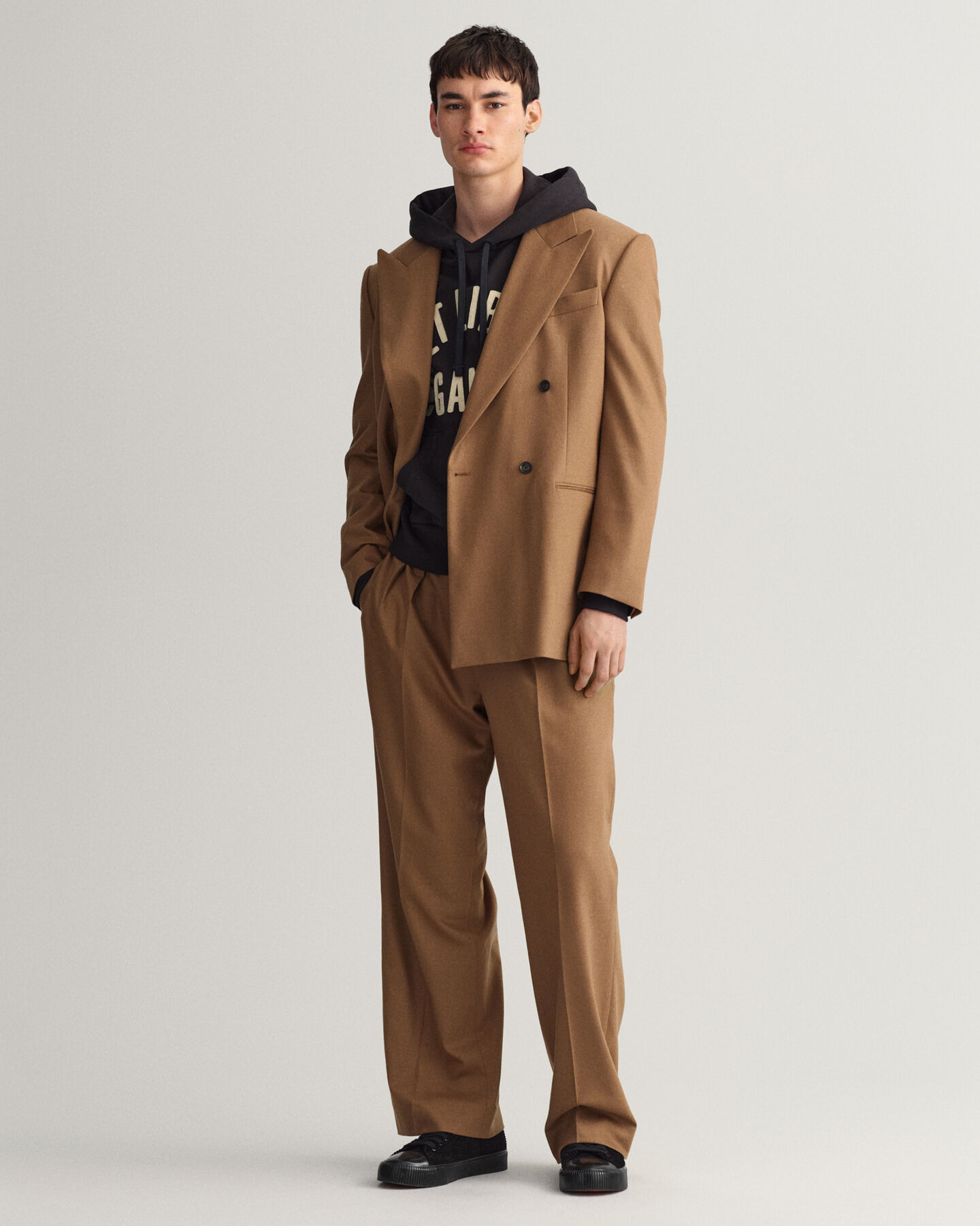 Blazer da abito in flanella oversize